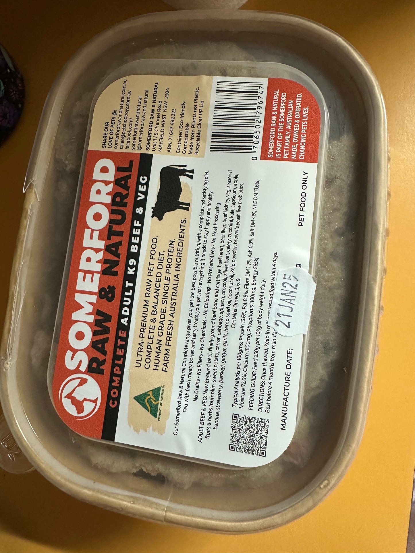 Somerford Raw: Complete Diet (900g)