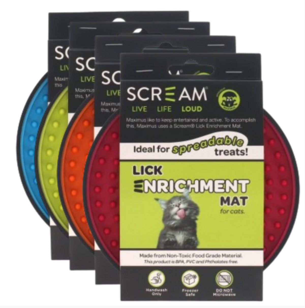 Scream Cage Lick Mat: Cat