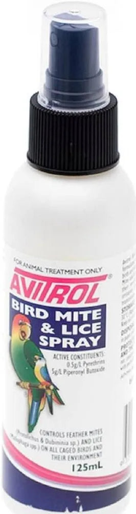 Avitrol - Mite & Lice Spray for Birds 125ml