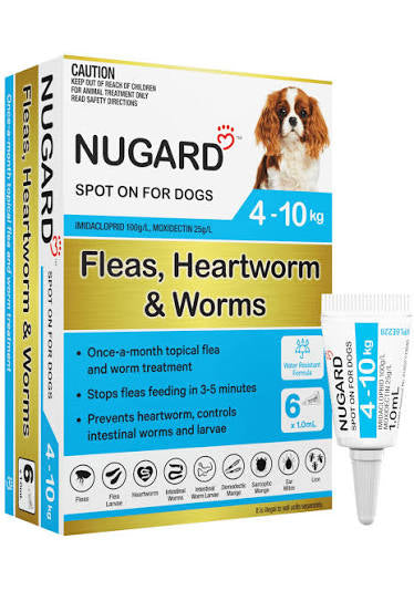 Nugard Dog: Fleas, Heartworm and Worms