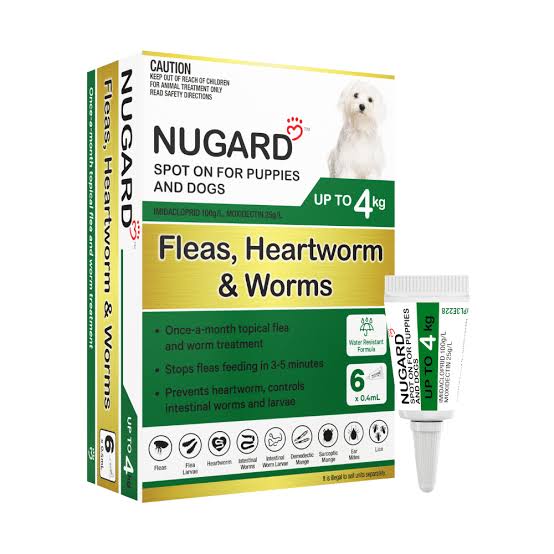 Nugard Dog: Fleas, Heartworm and Worms