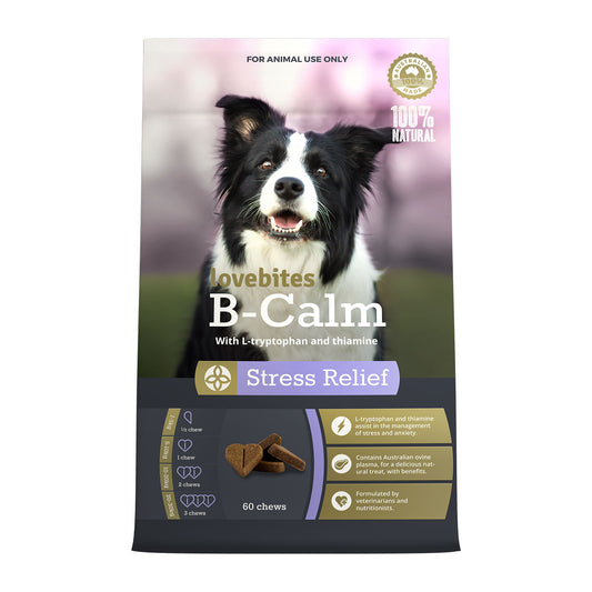 Love bites B-Calm Chews Dogs