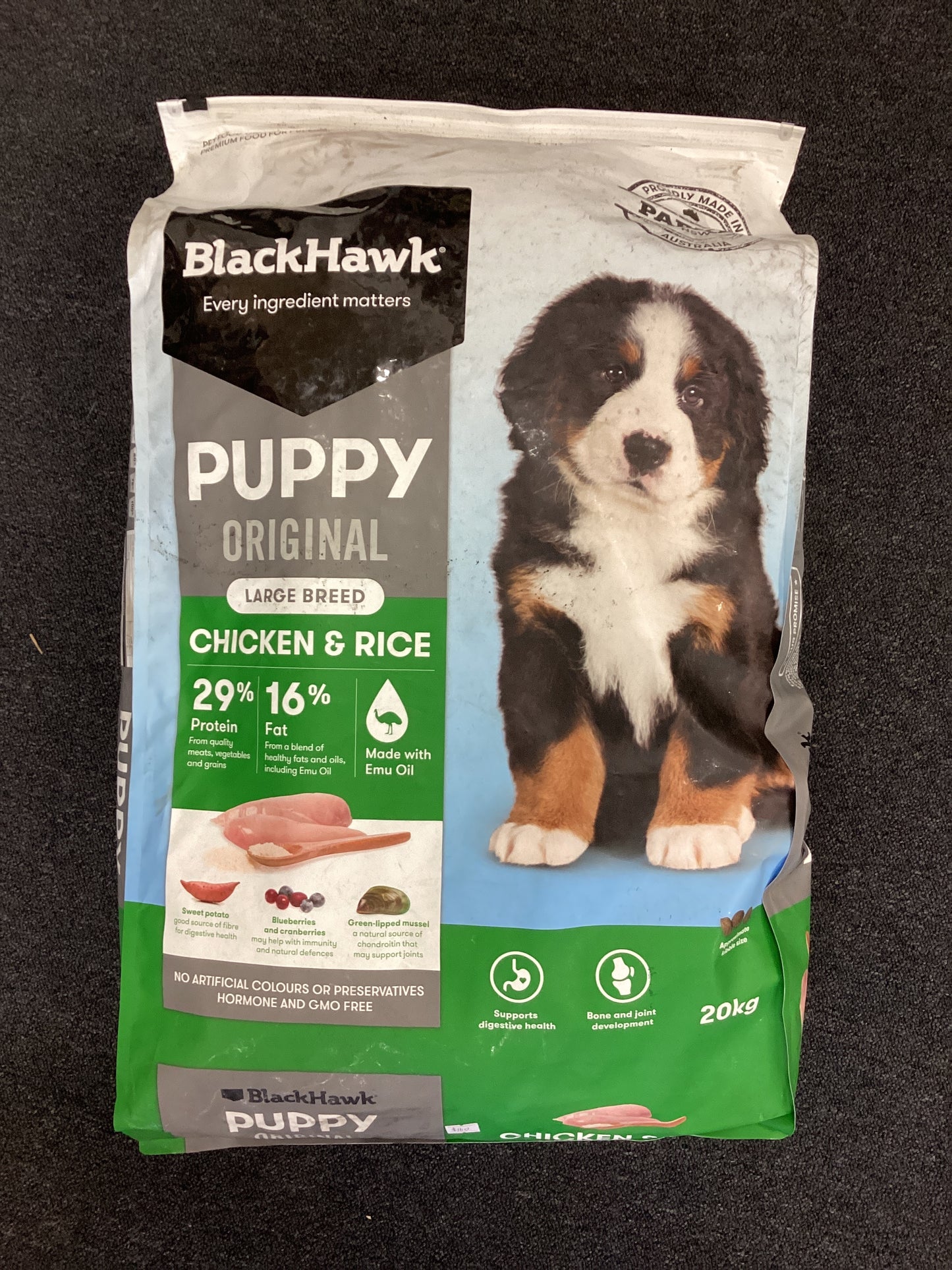 Blackhawk Puppy: Chicken & Rice  (Large Breed)