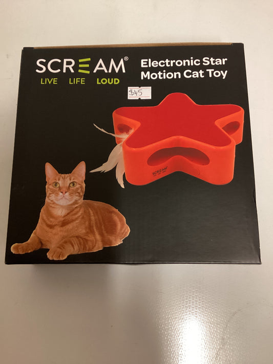 Electronic star motion cat toy
