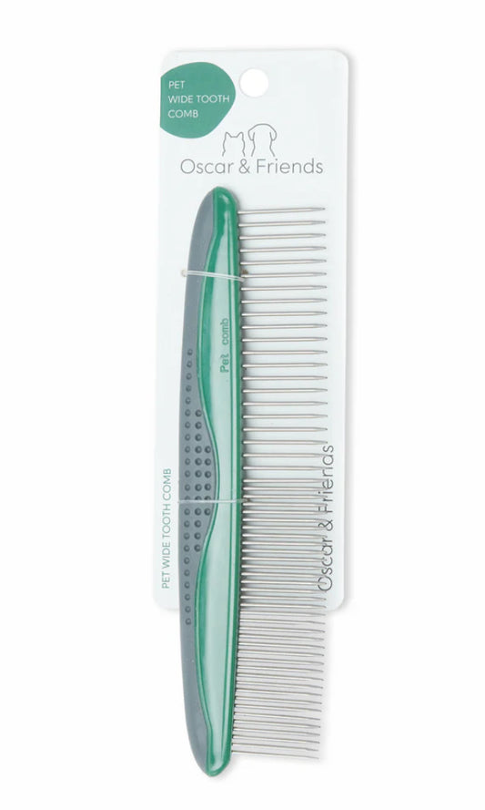 Oscar and Friends wide tooth pet comb