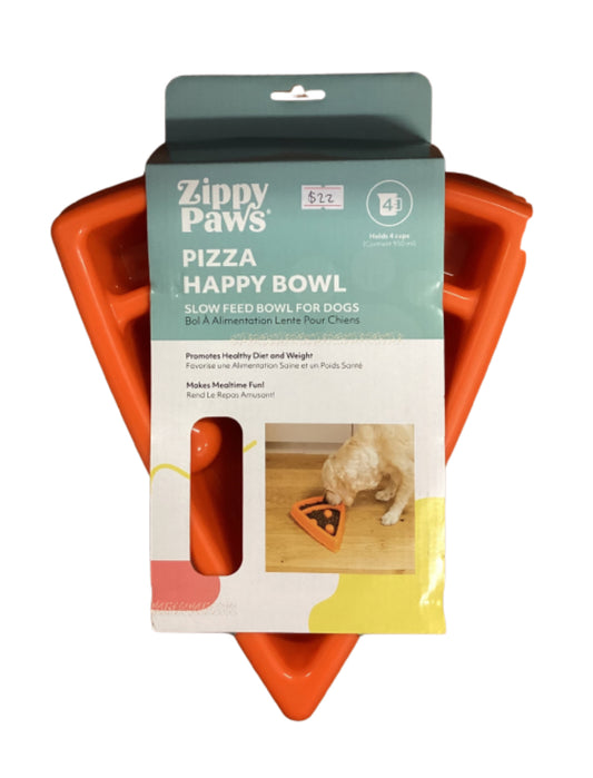 Zippy Paws pizza Happy Bowl