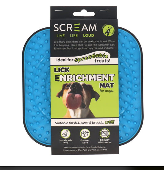 Scream Cage Lick Mat: Dog