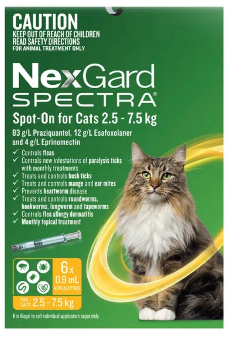 NexGard Spectra: Cats (6-pack)