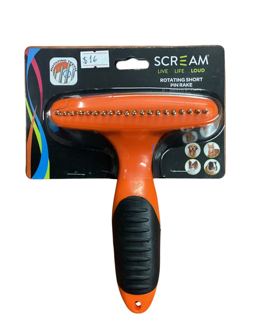 Scream Rotating Short Pin Rake