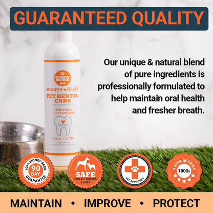Mighty Munch pet dental care water additive