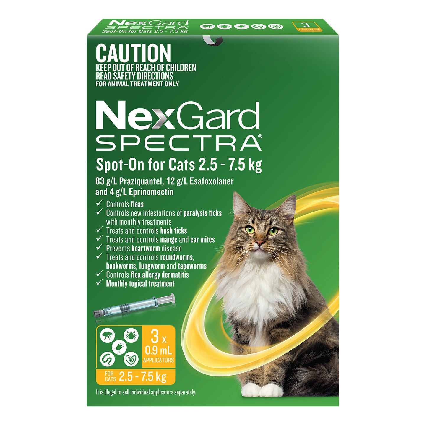 NexGard Spectra: Cats (3-pack)