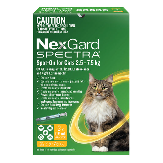 NexGard Spectra: Cats (3-pack)