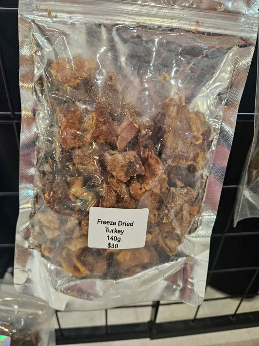 Freeze Dried Turkey (140g bag)